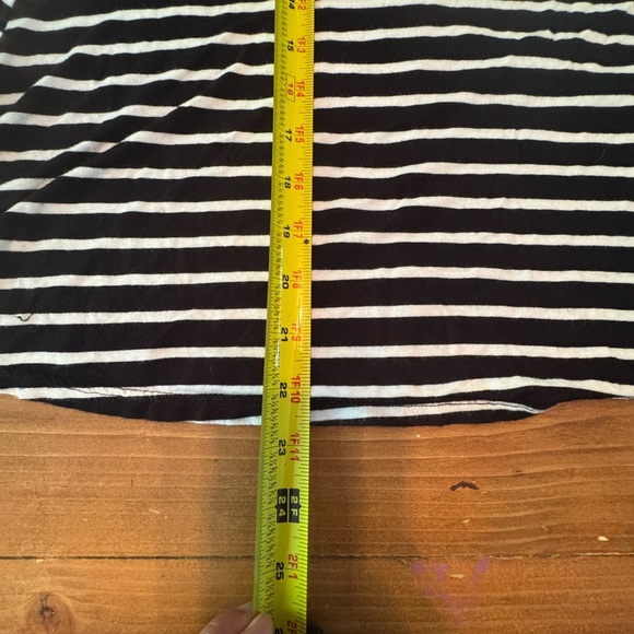 Acemi Striped Cold Shoulder Tee - Picture 4 of 7